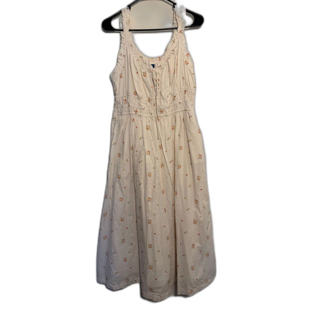 Old Navy Floral Maxi Dress Smocked Waist